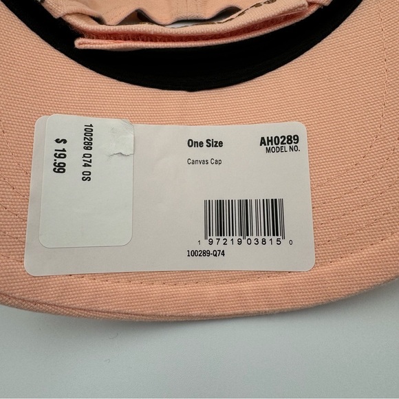 Carhartt Force Odessa Hat Canvas Cap Peach Pink OSFM Adjustable AH0289 - Picture 4 of 7